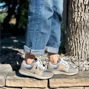 Woden Rigmor Sneaker in Silver Mink